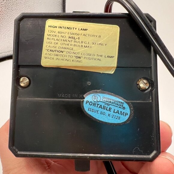 Underwriter's Labratories Vintage Pyramid High Intensity Lamp Model HIL-1 Rare - Picture 10 of 10